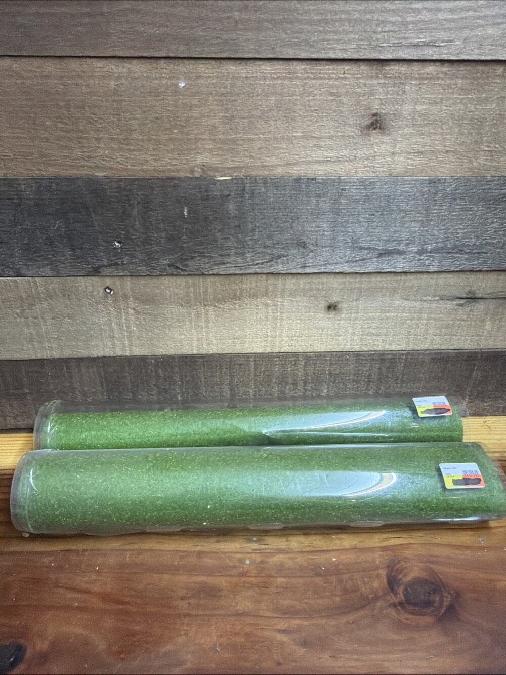 Vintage Lemax 18” x 48" Grass Display Mat 24732 Set Of 2